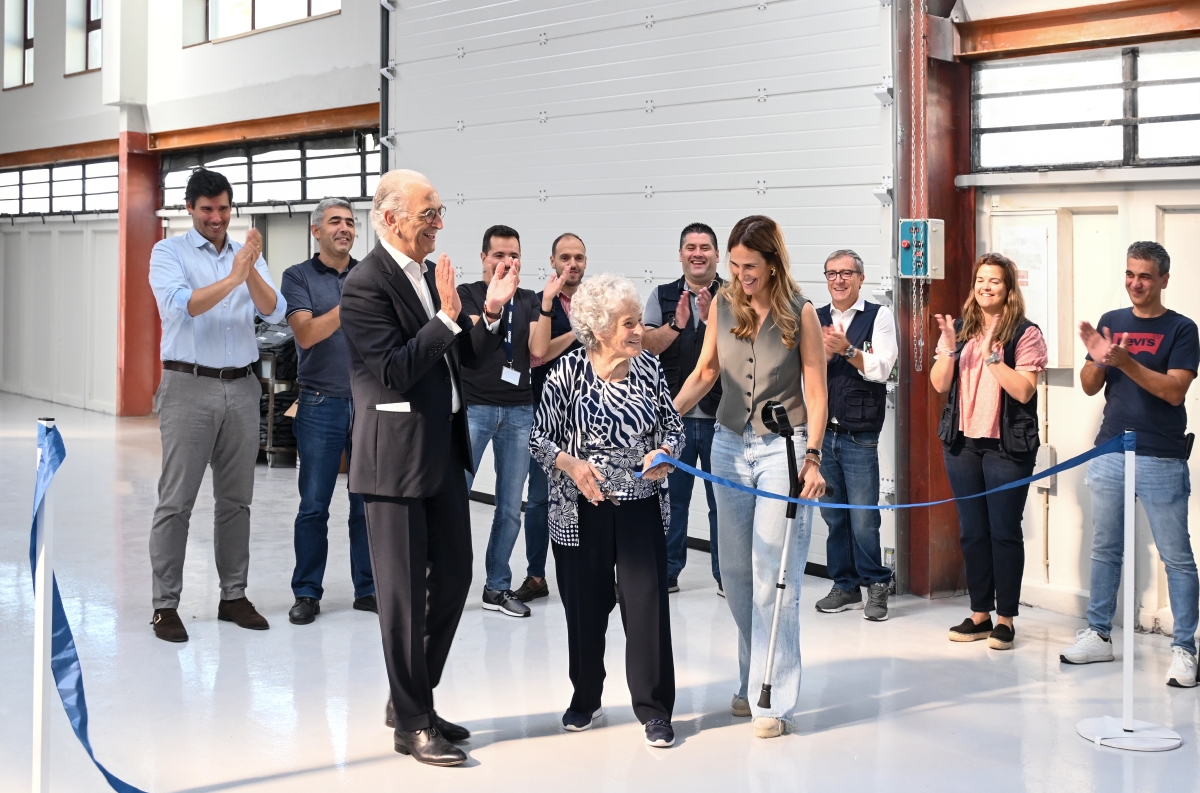 Inauguração da nova unidade produtiva. Inauguration of the new production plant.