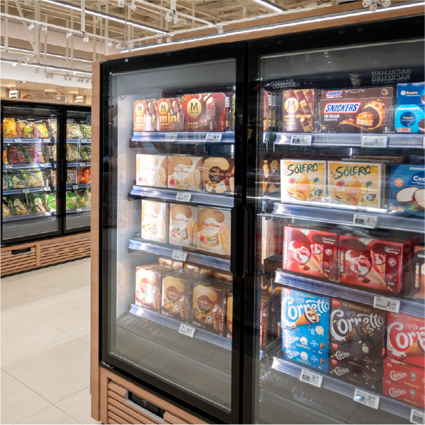 Expositores alimentares para congelados FUTURO 2