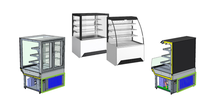 VISTA display cases and semi-verticals service condenser unit back cover update.